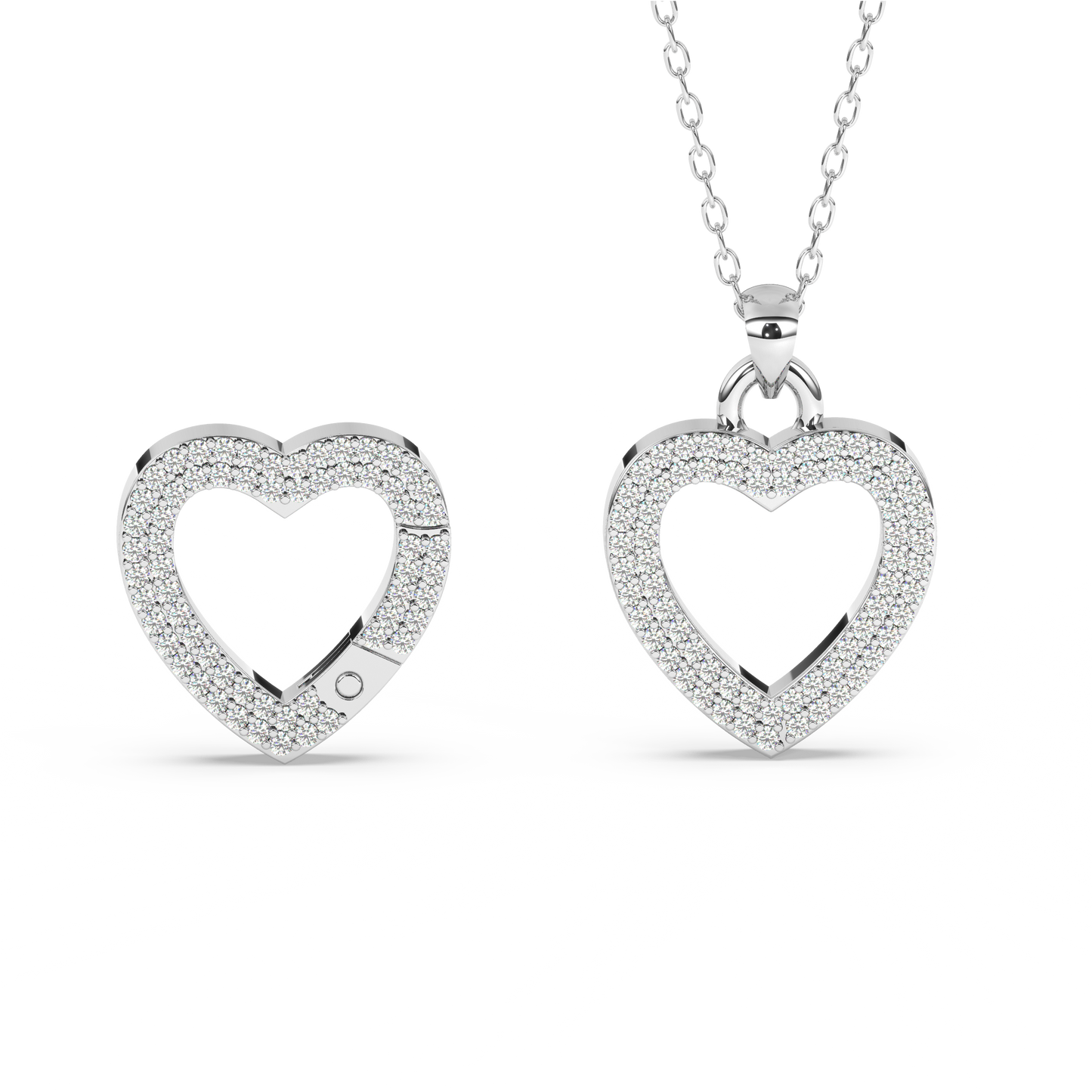 Transformable Heart Locket Charm